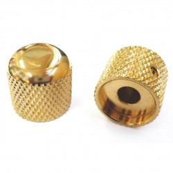 Fender - Fender Knobs Vintage Dome Style Tele Gold (2) Knobs 