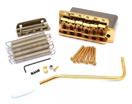 Fender American Tremolo Bridge Assembly Vintage Strat Gold