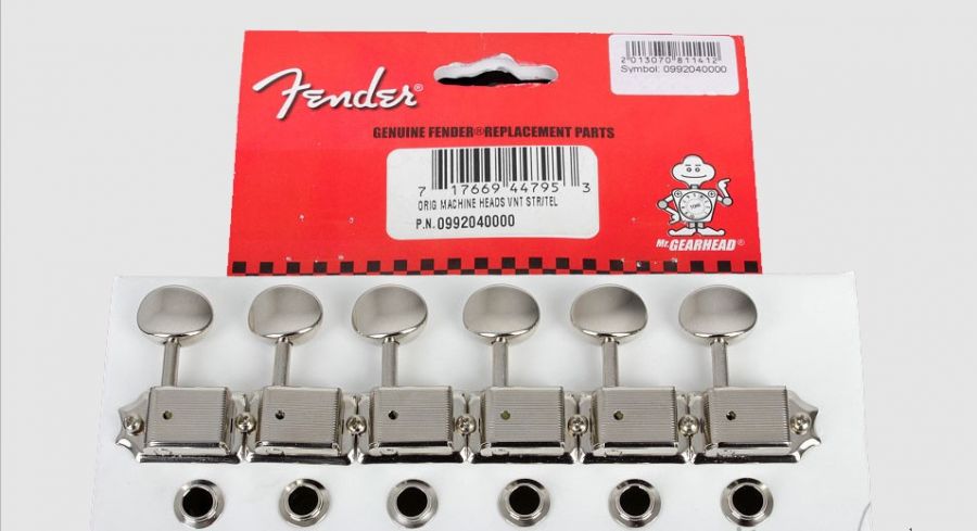 Fender USA Vintage Chrome Kluson Style Burgu Takımı - 1