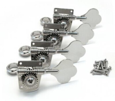 Player Series Bass Tuning Machines, Chrome, (4) - 3