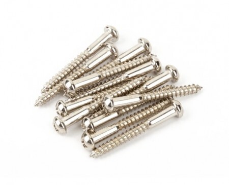 Vintage-Style Stratocaster® Bridge Mounting Screws (12) (Phillips head) (Nickel) - 2