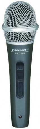 Fugue - Fugue FM-198B Mikrofon Kablolu Gümüş Başlıklı Dinamik Tek Yönlü