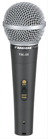 Fugue - Fugue FM-58 Mikrofon Kablolu Dinamik Tek Yönlü 600 OHM
