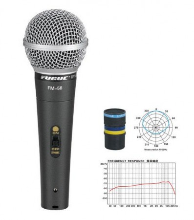 MİKROFON KABLOLU DİNAMİK TEK YÖNLÜ 600 OHM - 2