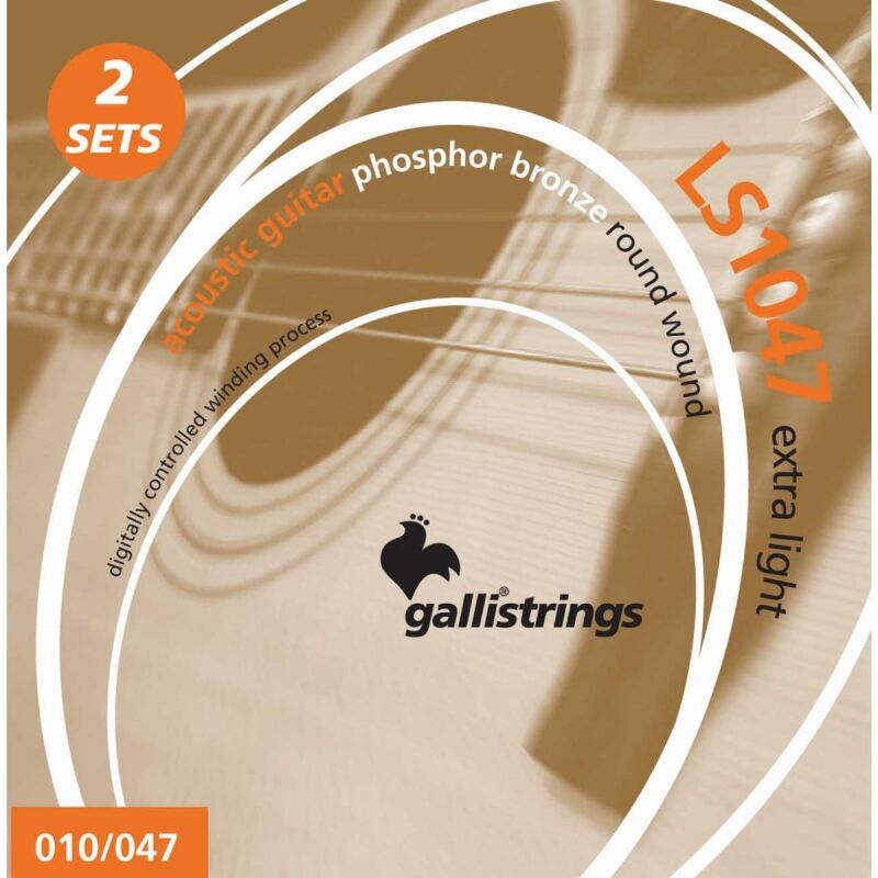 Galli 10-47 Phosphor Bronze Akustik Gitar Teli - 1