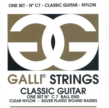 Galli - Galli C7 Ball End Topuzlu Klasik Gitar Tel Takımı