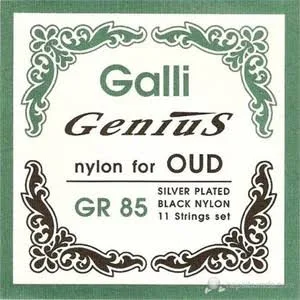 Galli GR-85 Siyah Naylon Ud Teli