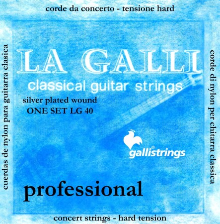 Galli LG40 Hard Tension Klasik Gitar Tel Takımı - Thumbnail