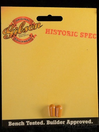 Gibson Historic Amber Toggle Switch Cap 2'li - Thumbnail