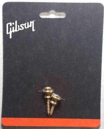 Gibson PREP-010 Strap Buttons Brass 2'li Set - Thumbnail