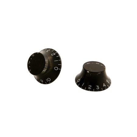 Gibson PRHK-010 Top Hat Bell Knob Style Black 4'lü Set - Thumbnail