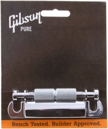 Gibson PTTP-010 Stop Bar Tailpiece Chrome Elektro Gitar Köprüsü - Thumbnail