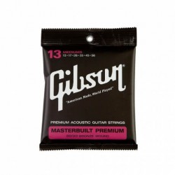 Gibson SAG-BRS13 Masterbuilt Premium 80/20 Bronze Wound Akustik Gitar Teli (13 56)