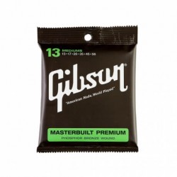 Gibson SAG-MB13 Masterbuilt Premium Phosphor Bronze Akustik Gitar Teli (13 56)