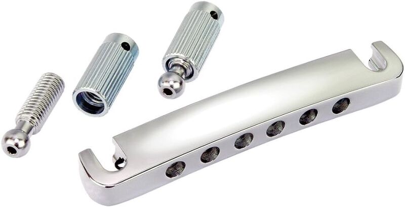 Gotoh 510FA-C Chrome Alüminyum Gitar Stopbar Tailpiece - 2