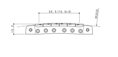 Gotoh 510FB Guitar Bridge Tail Piece - Thumbnail