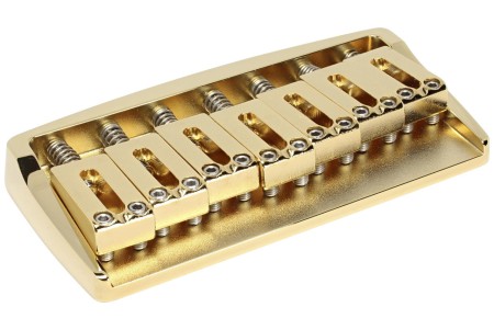 Gotoh - Gotoh 510FX-7 Telli Gold Hardtail Elektro Gitar Köprü