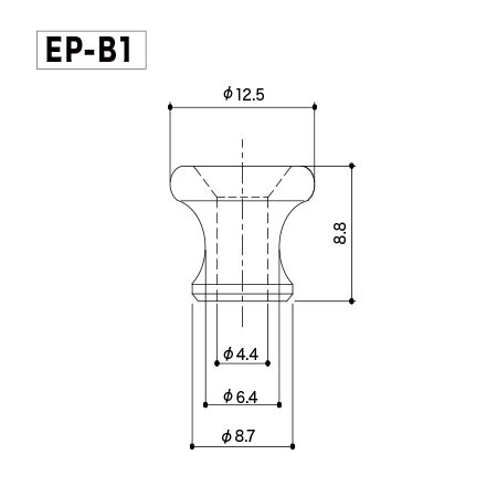 Gotoh EP-B2GG Gold Gitar Askı Pimi 2'li Set - 3