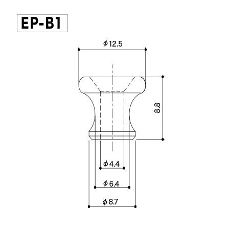 Gotoh EP-B2GG Gold Gitar Askı Pimi 2'li Set - 3
