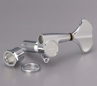 Gotoh GB707C Tek Sıra Sağ Dizilim Bas Gitar Burgu Takımı Chrome - Gotoh