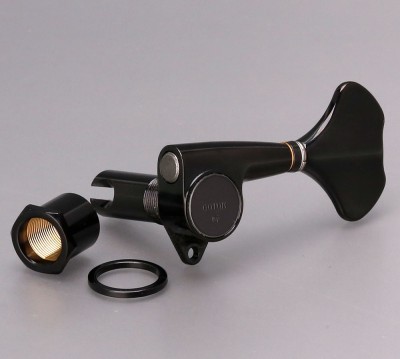 Gotoh GB707LB Tek Sıra Sağ Dizilim Bas Gitar Burgu Takımı Black - Gotoh