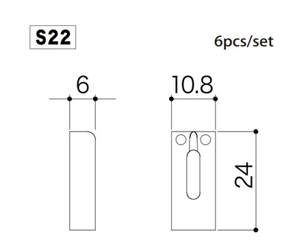 Gotoh S22C C Strat /Tele® Tremolo / Köprü Saddles - Thumbnail