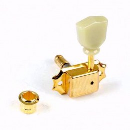 Gotoh SD90-GG Vintage Gold Elektro Gitar Burgu Seti 3+3 - 2