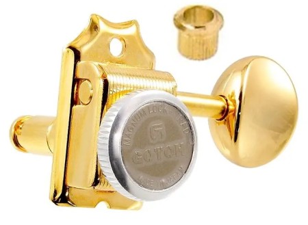 Gotoh SD91-05MR-MGT Gold Tek Sıra Kilitli Vintage Elektro Gitar Burgu Takımı - Gotoh