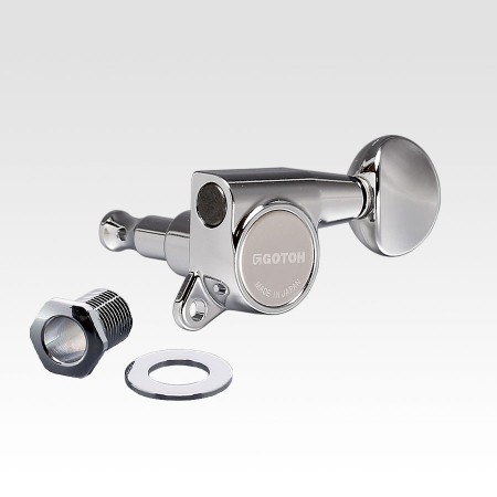 Gotoh SG301-AB01C 3+3 Krom Elektro Gitar Burgusu - 1