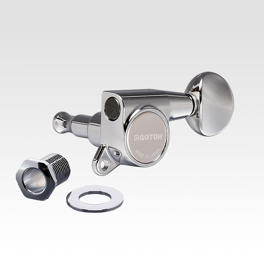 Gotoh SG301-AB01C 3+3 Krom Elektro Gitar Burgusu - 1