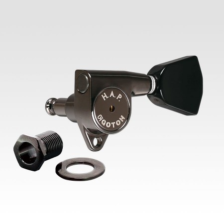 Gotoh SG301-MG Cosmo Black 3+3 Elektro & Akustik Gitar Burgusu - Gotoh