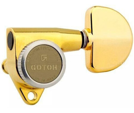 Gotoh - Gotoh SG301 MGT AB20 Gold 3+3 Kilitli Akustik & Elektro Gitar Burgu Takımı