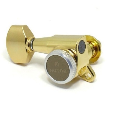 Gotoh SG381-07L-MGT Gold Kilitli Solak Tek Sıra Elektro Gitar Burgu Takımı - Gotoh