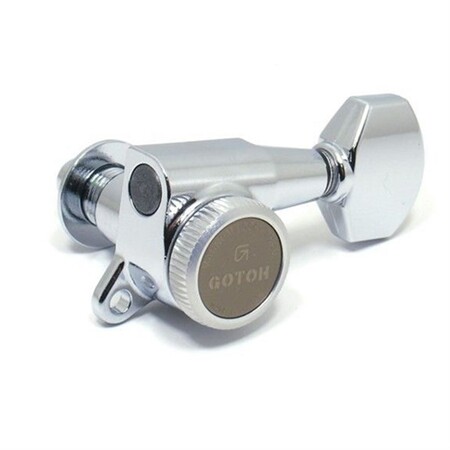 Gotoh SG381-MGT-07 Chrome Kilitli Tek Sıra Elektro Gitar Burgu Seti - Gotoh