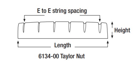 Black TUSQ XL slotted 1 3/4 - 3