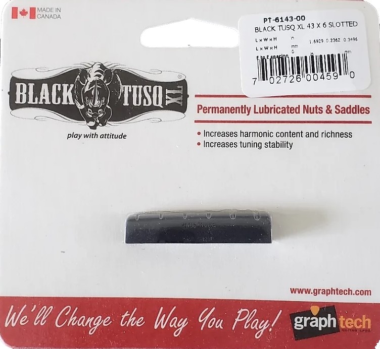 Black TUSQ XL 43x6 Slotted Nut - 3
