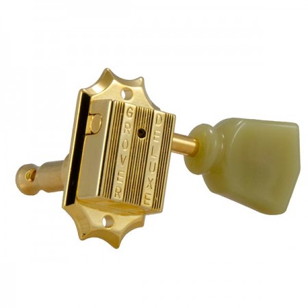 Grover 135G Vintage Gold 14.1 Gear Ratio Elektro Gitar Burgu Takımı - Grover