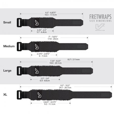 Gruv Gear FW-1PK-LG Siyah Large FretWrap - Thumbnail