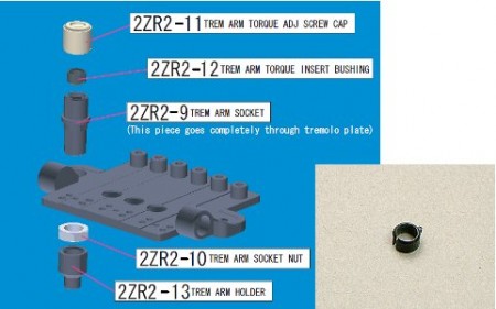İbanez 2ZR2-12 ZR -Edge Zero Tremolo Arm Torque Bush - Thumbnail