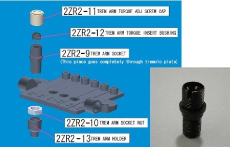 İbanez 2ZR2-9 Zero Tremolo Kol Yatağı