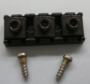 İbanez - Ibanez 43mm Black Barless Locking Nut