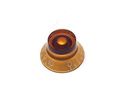 İbanez 4KB12A0011 Amber Top Hat Bell Knob Tek - Thumbnail
