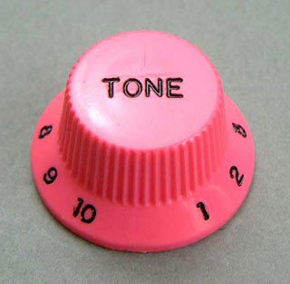 Ibanez Hat Type Pink Tone Knob Tek