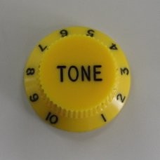 Ibanez Hat Type Yellow Tone Knob Tek