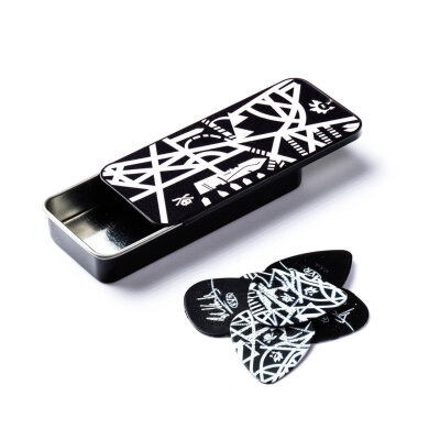 EVH EVHPT06 Eddie Van Halen 6’lı .60mm Max-Grip Kutu Pena Seti - Jim Dunlop
