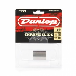 Jim Dunlop 221 ( 9 Ring) Medium Knuckle Chrome Slide - Thumbnail