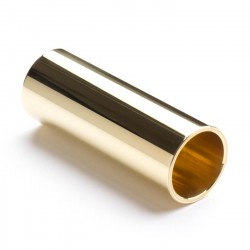 Jim Dunlop 222 ( 9 Ring) Brass & Gold Medium Slide - Thumbnail