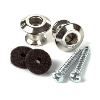 Jim Dunlop 2PSLS031N Design Strap Button Set – Nikel - Jim Dunlop