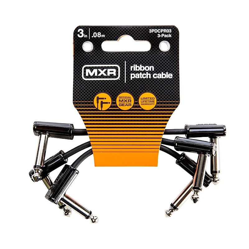 Jim Dunlop 3PDCPR03 MXR Ribbon Patch Cable 3 inç (7,6 cm) Pedal Bağlantı Kablosu - 1