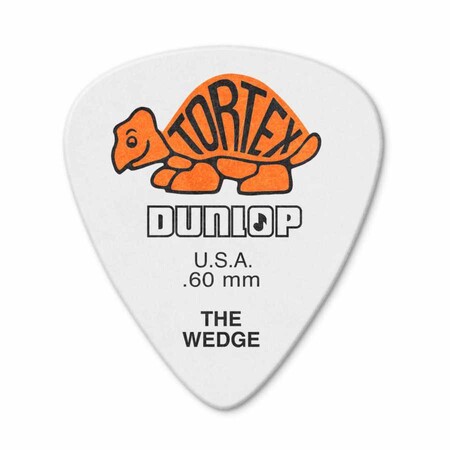 Jim Dunlop 424P-1 Tortex Wedge .60mm Pena - Jim Dunlop